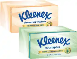 Coles Kleenex 3 Ply Wellbeing Facial Tissues offer