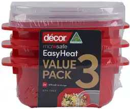 Coles Décor Microsafe Easy Heat Container 375mL offer