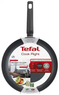 Coles Tefal Cook Right Non Stick Frypan 28cm offer