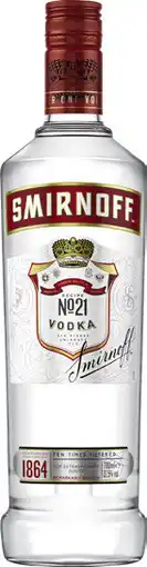 Coles Smirnoff Red Vodka offer
