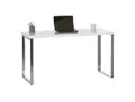 Officeworks Otto Contour Home Office Study 1400mm High Gloss Desk offer