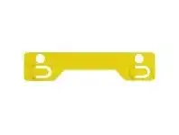 Officeworks Avery Tubeclip Compressor Bar Yellow 25 Pack offer