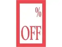 Officeworks Quik Stik QuikStik % Off Display Tickets 10 Pack offer