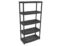 Officeworks Ezy Storage 5 Tier Plastic Shelf 90 x 44.5cm offer