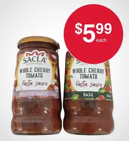 Australian Butchers Store Sacca Whole Cherry Tomato Pasta sauce offer