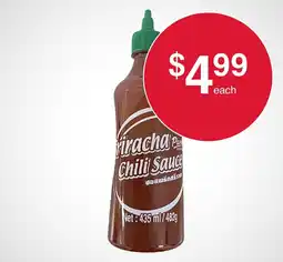 Australian Butchers Store riracha Pan Chili Sauce offer