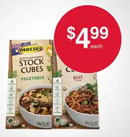 Australian Butchers Store Massel Stock Cubes Vegetable offer