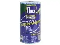 Chux Heavy Duty Super Wipes Cloth Roll Blue