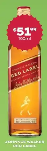 Thirsty Camel Johnnie Walker Red Label offer