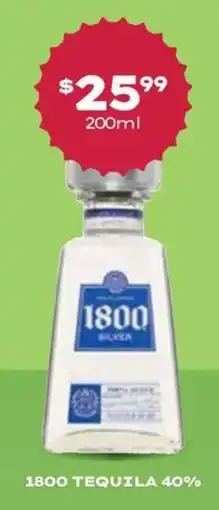 Thirsty Camel 1800 Tequila offer