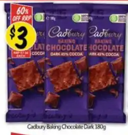 NQR Cadbury Baking Chocolate Dark offer