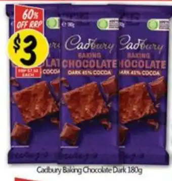 Cadbury Baking Chocolate Dark