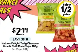 Drakes Natures Delight Corn Chips offer