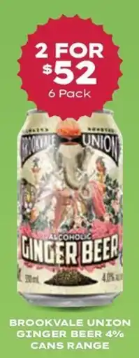 Thirsty Camel Brookvale Union Ginger Beer offer