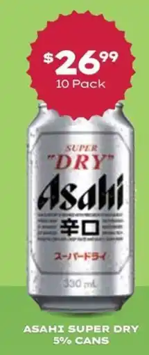 Thirsty Camel Asahi Super Dry offer