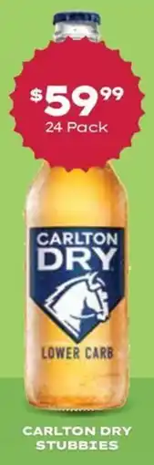 Thirsty Camel Carlton Dry Stubbies offer