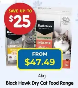 PetO Black Hawk Dry Cat Food Range offer