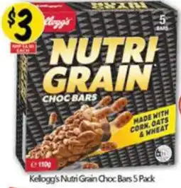 NQR Kellogg's Nutri Grain Choc Bars offer