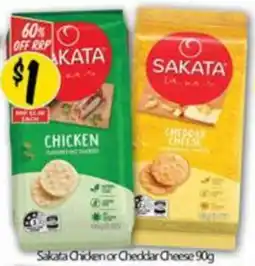 NQR Sakata Chicken or Cheddar Cheese offer