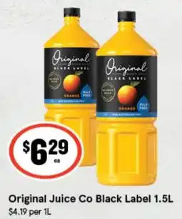 IGA Xpress Original Juice Co Black Label offer