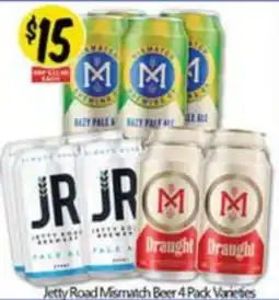 NQR Jetty Road Mismatch Beer 4 Pack Varieties offer