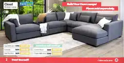 ComfortStyle Furniture & Bedding Cloud Modular Lounge offer
