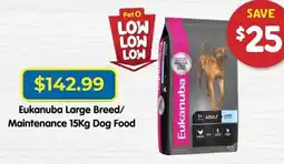 PetO Eukanuba Large Breed Maintenance Dog Food offer