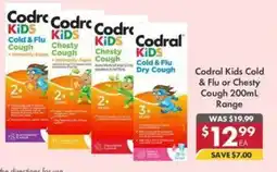 Pharmacy4Less Codral Kids Cold & Flu or Chesty Cough offer