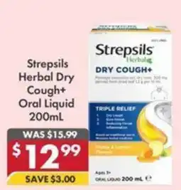 Pharmacy4Less Strepsils Herbal Dry Cough+ Oral Liquid offer