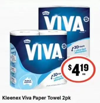 IGA Xpress Kleenex Viva Paper Towel offer