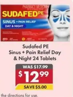 Pharmacy4Less Sudafed PE Sinus + Pain Relief Day & Night offer