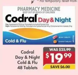 Pharmacy4Less Codral Day & Night Cold & Flu offer