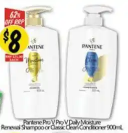 NQR Pantene Pro V Daily Moisture Renewal Shampoo or Classic Clean Conditioner offer