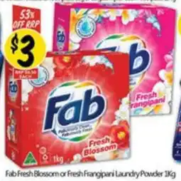 NQR Fab Fresh Blossom Laundry Powder offer