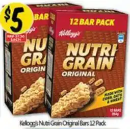 NQR Kellogg's Nutri Grain Original Bars offer