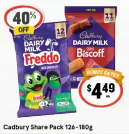 IGA Xpress Cadbury Share Pack offer