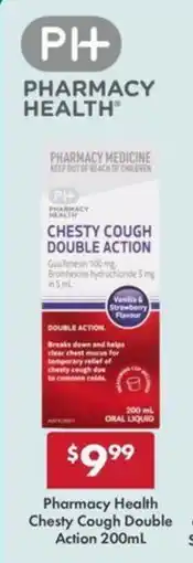 Pharmacy4Less Pharmacy Health Chesty Cough Double Action offer