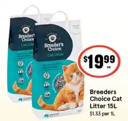 IGA Xpress Breeder's Choice Cat Litter offer