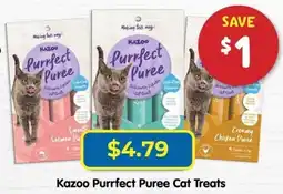 PetO Kazoo Purrfect Puree Cat Treats offer