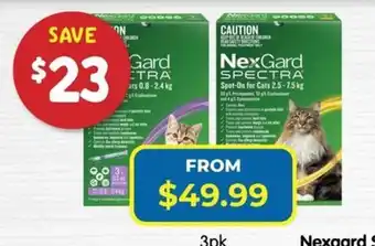 PetO NexGard Spectra offer