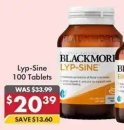 Pharmacy4Less Blackmores Lyp-Sine offer