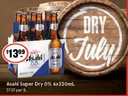 IGA Xpress Asahi Super Dry 0% offer