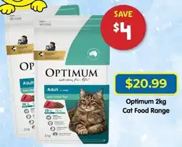 PetO Optimum Cat Food Range offer