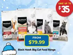 PetO Black Hawk 8kg Cat Food Range offer