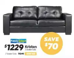 ComfortStyle Furniture & Bedding FabricSelect Kristen 3 Seater Sofa offer