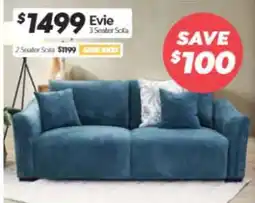 ComfortStyle Furniture & Bedding Evie 3 Seater Sofa offer