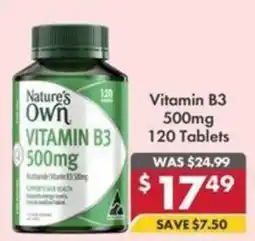 Pharmacy4Less Nature's Own Vitamin B3 offer