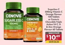 Pharmacy4Less Cenovis Sugarless C 500mg offer