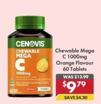 Pharmacy4Less Cenovis Chewable Mega C offer