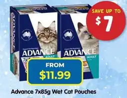 PetO Advance Wet Cat Pouches offer
